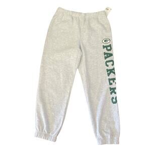 Women’s Green Bay Packers Grey Sweat Pants Size L NWT Msrp $80